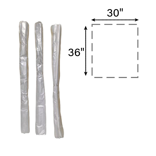EZ PAC 30" Clear Plastic Bag