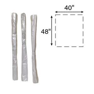 EZ PAC 40" Clear Plastic Bag